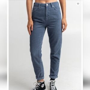 BDG Urban Outfitters Corduroy Mom High-Rise Pants in Blue Sz 27
